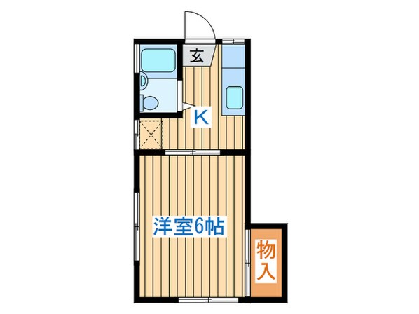 コ－ポ吉田の物件間取画像